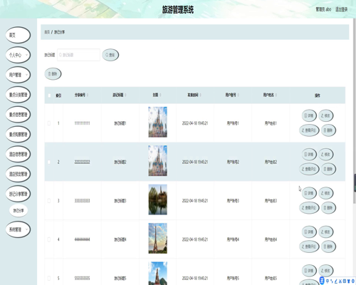 毕设springboot227旅游管理系统毕业设计