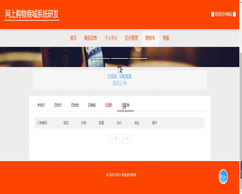 毕设springboot029基于springboot的网上购物商城系统研发毕业设计
